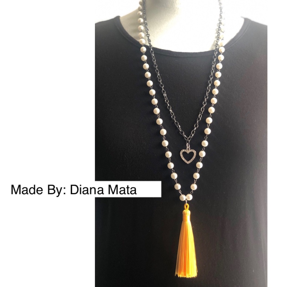 Necklaces made by: Diana Mata